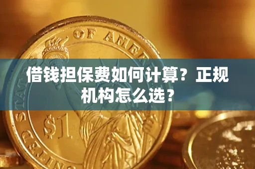 济南借钱担保费如何计算？正规机构怎么选？