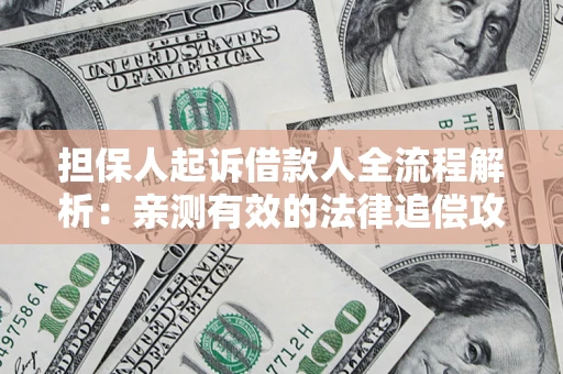 济南担保人起诉借款人全流程解析：亲测有效的法律追偿攻略
