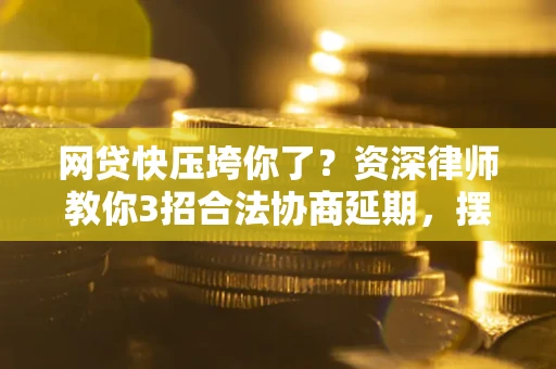 济南网贷快压垮你了？资深律师教你3招合法协商延期，摆脱暴力催收！