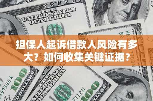济南担保人起诉借款人风险有多大？如何收集关键证据？