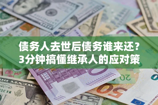 济南债务人去世后债务谁来还？3分钟搞懂继承人的应对策略